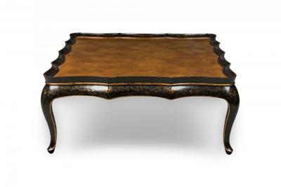 Monumental Chinese Export Gilt and Painted Low Coffee Table
