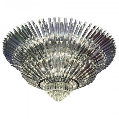 Monumental Contemporary Italian Murano Glass Triedi Ceiling Light