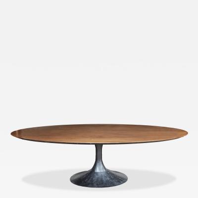 Monumental Custom Made Oval Dining Table