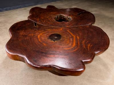Monumental Den ncia Table Crafted from Reclaimed Brazilian Wood Lot 764A