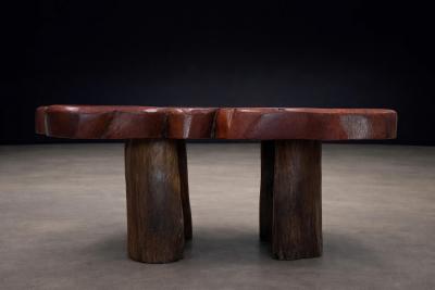 Monumental Den ncia Table Crafted from Reclaimed Brazilian Wood Lot 764A