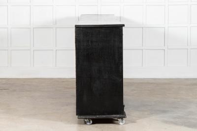 Monumental Ebonised English Oak Dresser Base