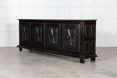Monumental Ebonised French Oak Enfilade Buffet