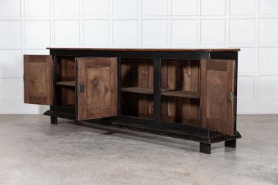 Monumental Ebonised French Oak Enfilade Buffet