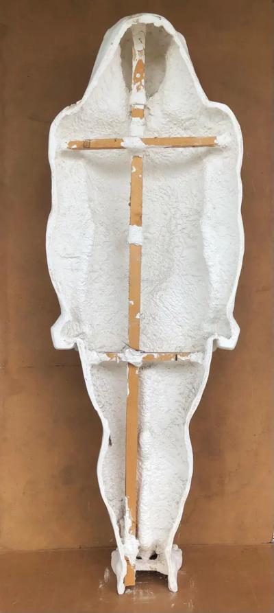 Monumental Egyptian Revival Plaster on Fiberglass Sculptures