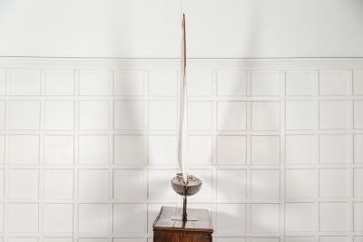 Monumental English Clinker Built Pond Yacht