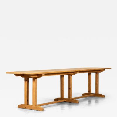 Monumental English Pine Refectory Table