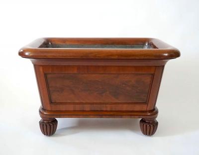 Monumental English Regency Mahogany Champagne Cooler or Log Bin circa 1830