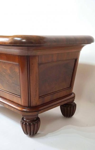 Monumental English Regency Mahogany Champagne Cooler or Log Bin circa 1830