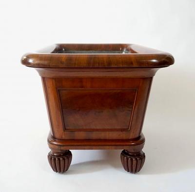 Monumental English Regency Mahogany Champagne Cooler or Log Bin circa 1830
