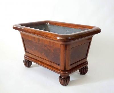 Monumental English Regency Mahogany Champagne Cooler or Log Bin circa 1830