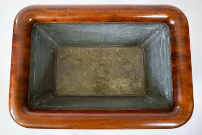 Monumental English Regency Mahogany Champagne Cooler or Log Bin circa 1830