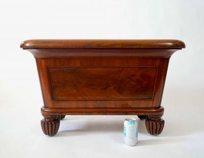 Monumental English Regency Mahogany Champagne Cooler or Log Bin circa 1830