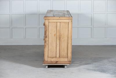 Monumental Estate Made 19thC English Dresser Base