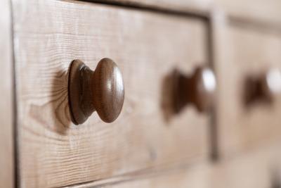 Monumental Estate Made 19thC English Dresser Base