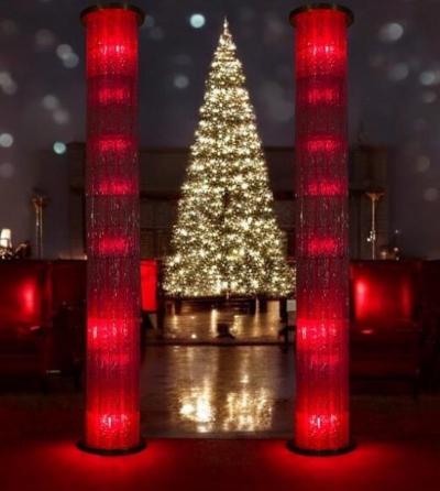 Monumental Floor Lamp Columns by JT Kalmar 1970