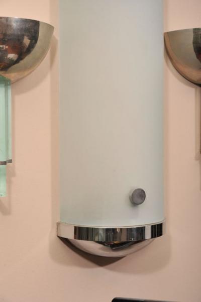 Monumental French Art Deco Wall Sconces