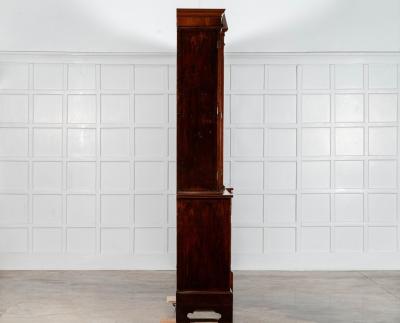 Monumental Georgian English Mahogany Breakfront Library Bookcase