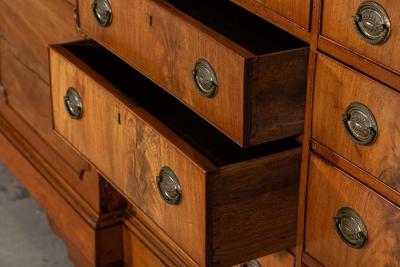 Monumental Georgian English Mahogany Breakfront Library Bookcase