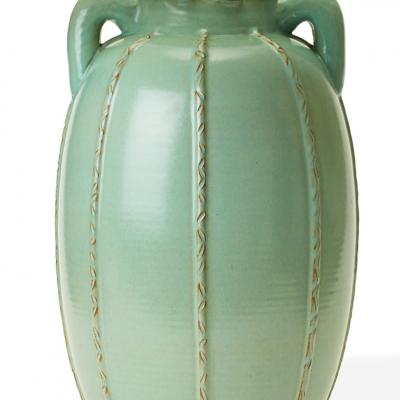 Monumental Jugend style table lamp by Andersson Johansson Pottery