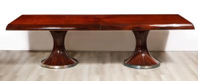 Monumental Mahogany Dining Table