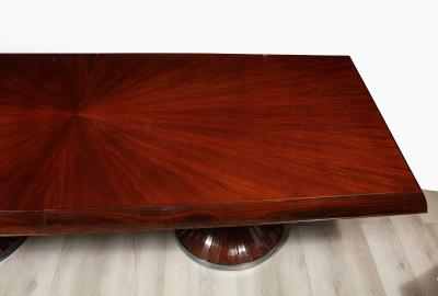 Monumental Mahogany Dining Table