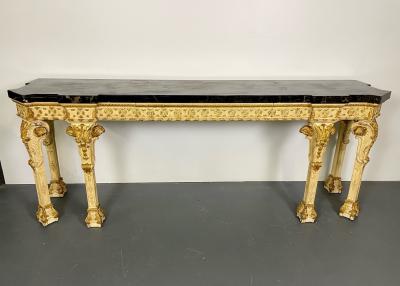 Monumental Marble Top Louis XV Style Console Sideboard Maison Jansen 19 Cent