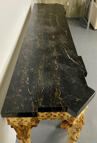 Monumental Marble Top Louis XV Style Console Sideboard Maison Jansen 19 Cent