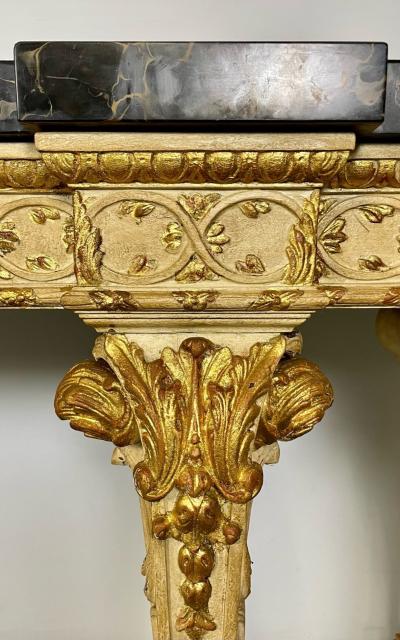 Monumental Marble Top Louis XV Style Console Sideboard Maison Jansen 19 Cent