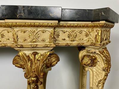 Monumental Marble Top Louis XV Style Console Sideboard Maison Jansen 19 Cent
