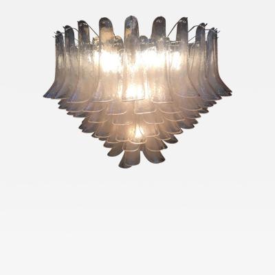 Monumental Murano Glass Selle Light Pink Italian Sputnik Chandelier