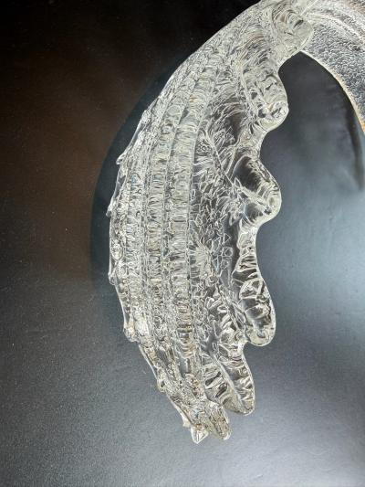 Monumental Murano Graniglia Leaf Flush Mount