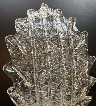 Monumental Murano Graniglia Leaf Flush Mount