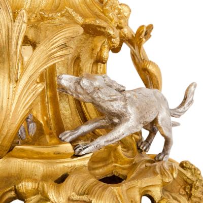 Monumental Napoleon III Silvered and Gilt Bronze Surtout de Table