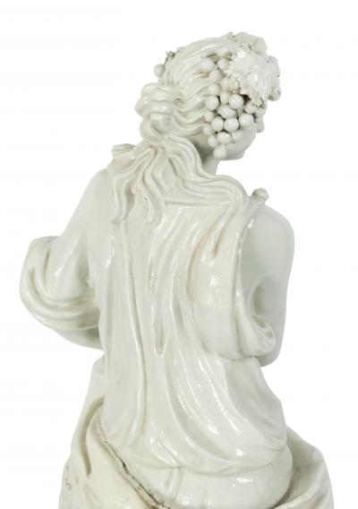 Monumental Neo Classic White Ceramic Four Seasons Statues