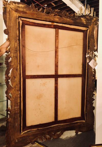 Monumental Oil on Canvas the Old Masters Style of a Maiden to Be Deflowered