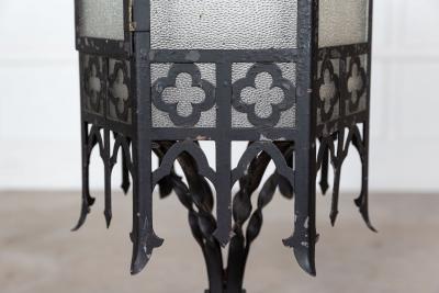 Monumental Pair Gothic Revival Church Lanterns