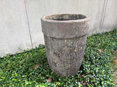 Monumental Pair Of Glazed Pottery Garden Urns
