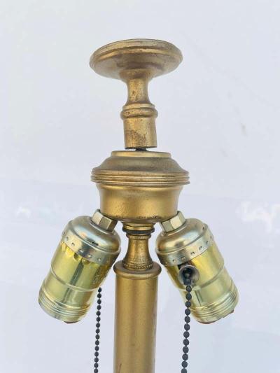 Monumental Pair of Marble Lamps Made in Italy