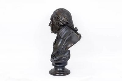 Monumental Patinated Bronze Bust of George Washington after William Rush 1817 