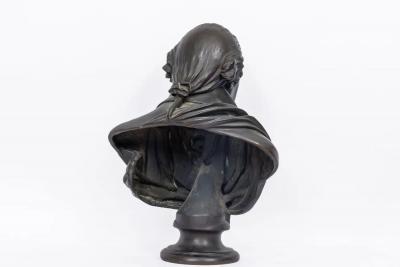 Monumental Patinated Bronze Bust of George Washington after William Rush 1817 