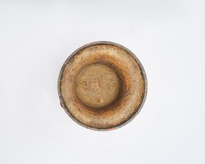 Monumental Patinated Cast Iron Mortar France 19th C