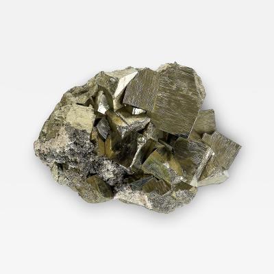 Monumental Peruvian Pyrite Cluster Weighing 92 lbs 