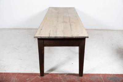 Monumental Scottish Oak Top Refectory Art Table