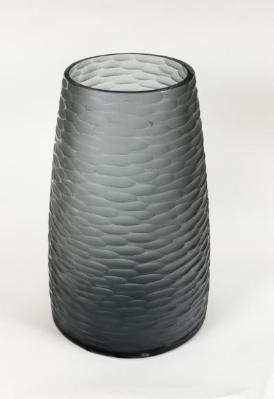 Monumental Sized Glass Blown Umbrella Stand Or Vase Contemporary
