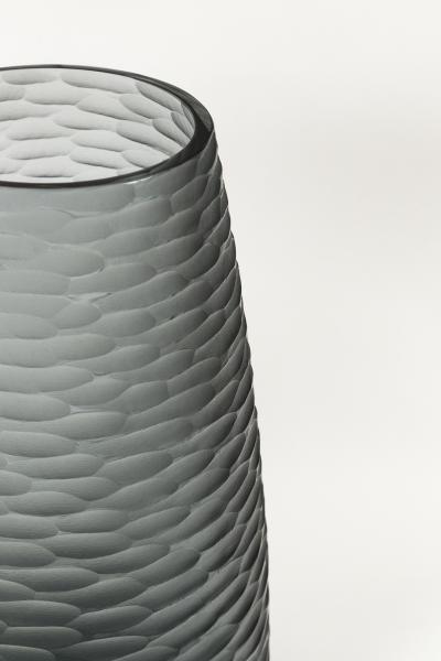 Monumental Sized Glass Blown Umbrella Stand Or Vase Contemporary