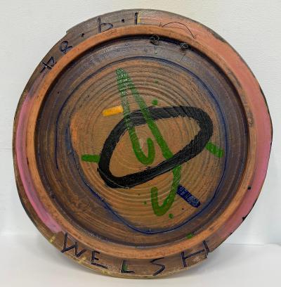 Monumental Stan Welsh 1984 Studio Pottery Wall Sculpture