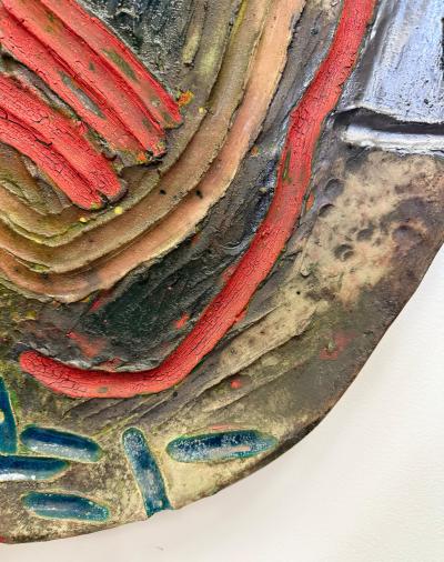 Monumental Stan Welsh 1984 Studio Pottery Wall Sculpture