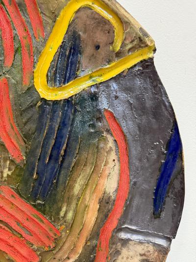 Monumental Stan Welsh 1984 Studio Pottery Wall Sculpture