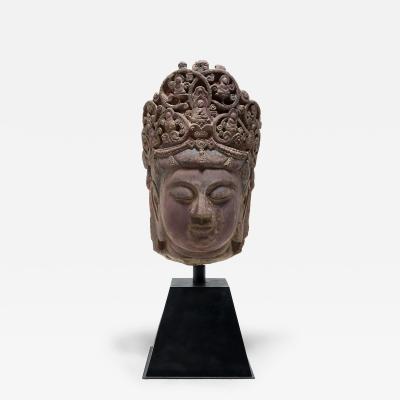 Monumental Stone Guanyin Head